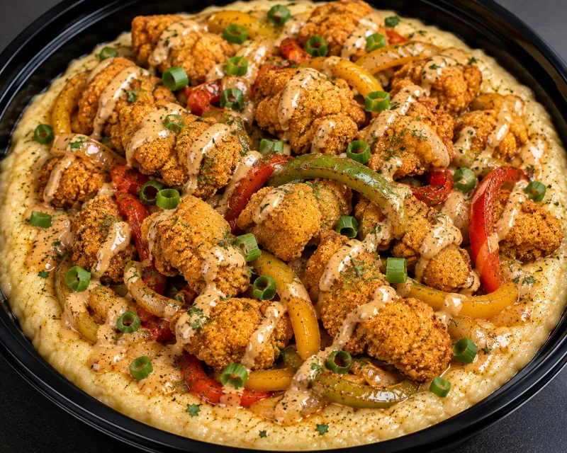 Small Catfish Nugget Lunch Grits Bowl