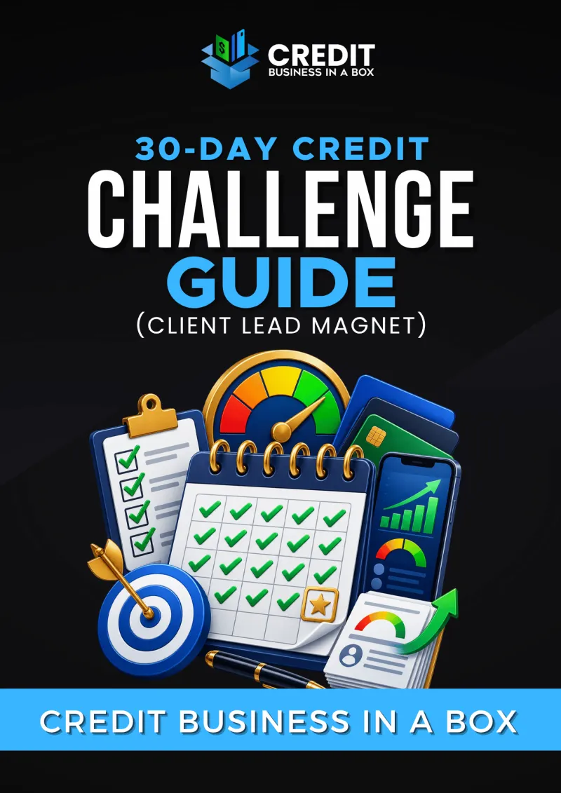 30-Day Credit Challenge Guide (Client Lead Magnet)