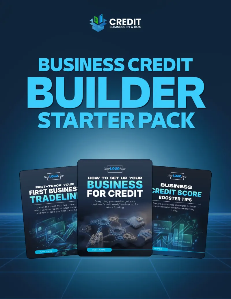 Business Credit Builder Starter Pack - 3 Premium eBooks with Resell Rights