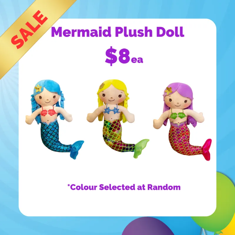 Mermaid Plush Doll