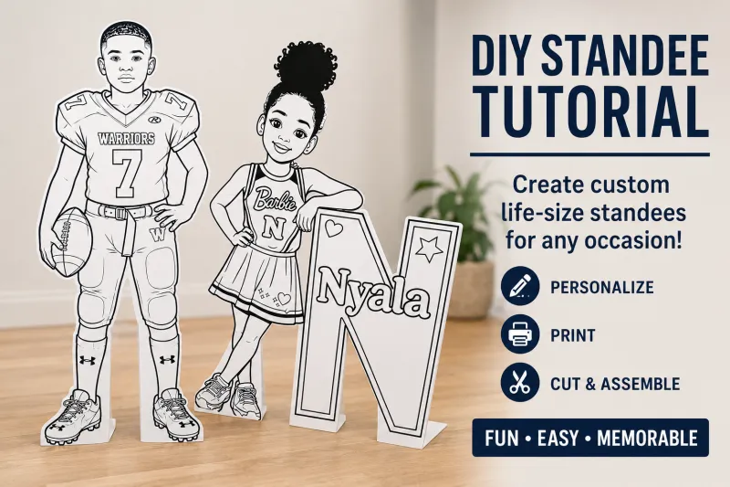 Life-size Cartoon Standee Tutorial