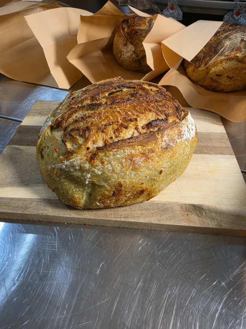 Pesto & Mozzarella Sourdough 