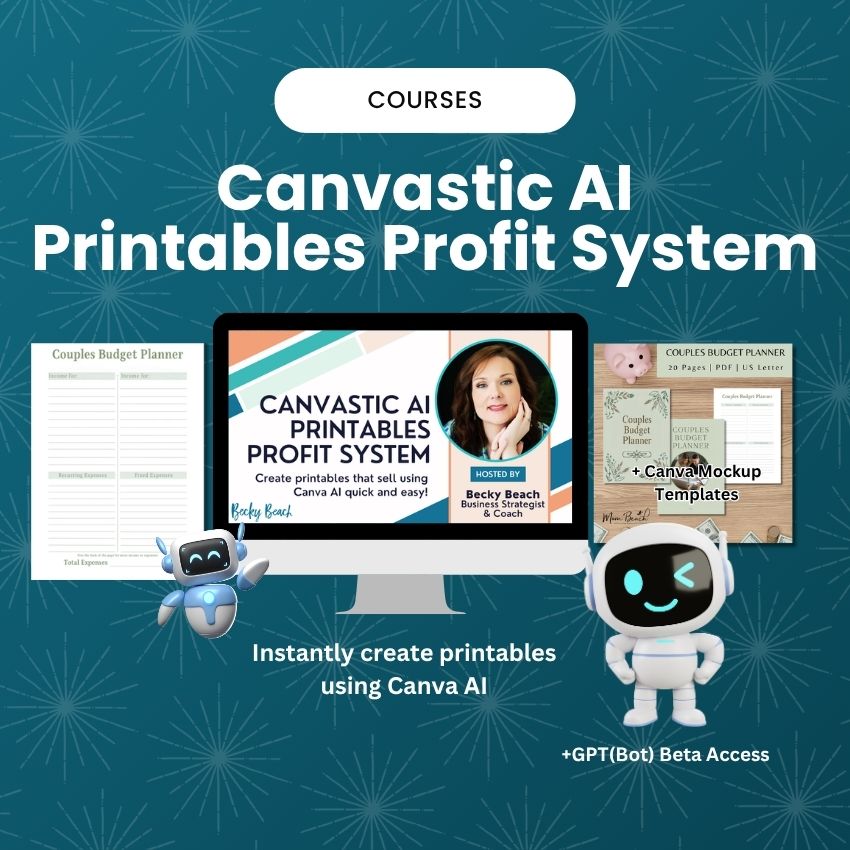 Canvastic AI Printables Profit System