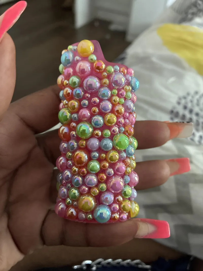 Covered In Pearls Junk Lighter Case