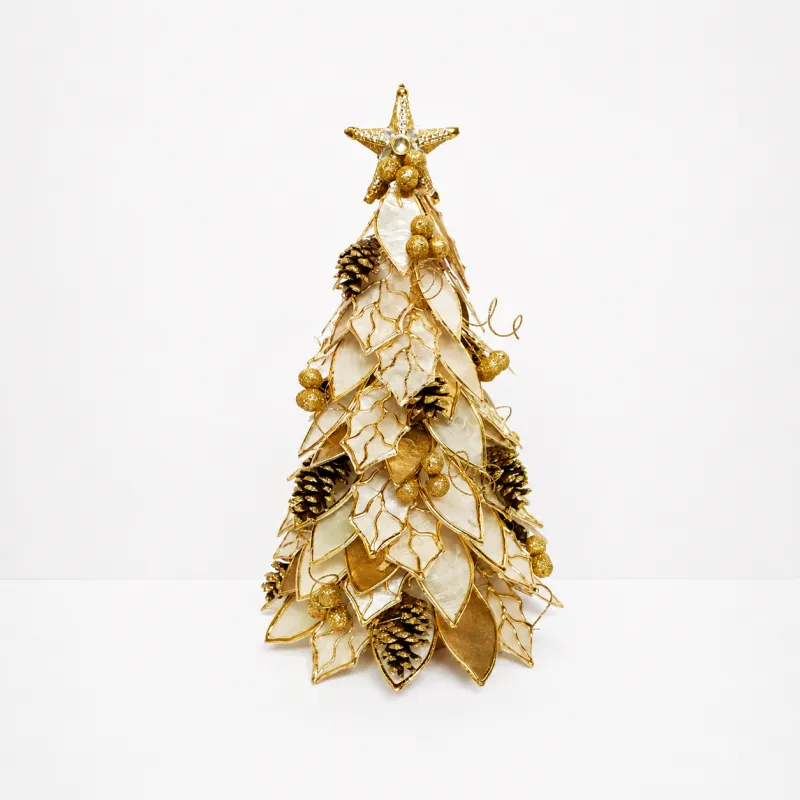 Golden Elegance Christmas Tree