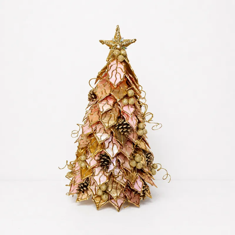 Golden Blush Christmas Tree