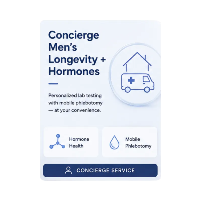Concierge Men's Longevity + Hormones - Quest