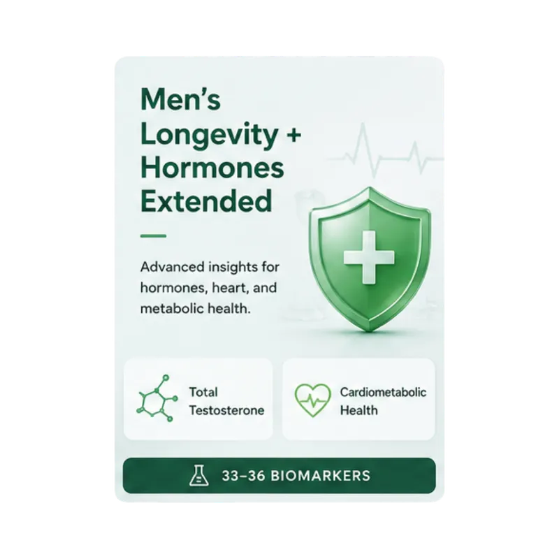 Men's Longevity + Hormones Extended - Quest