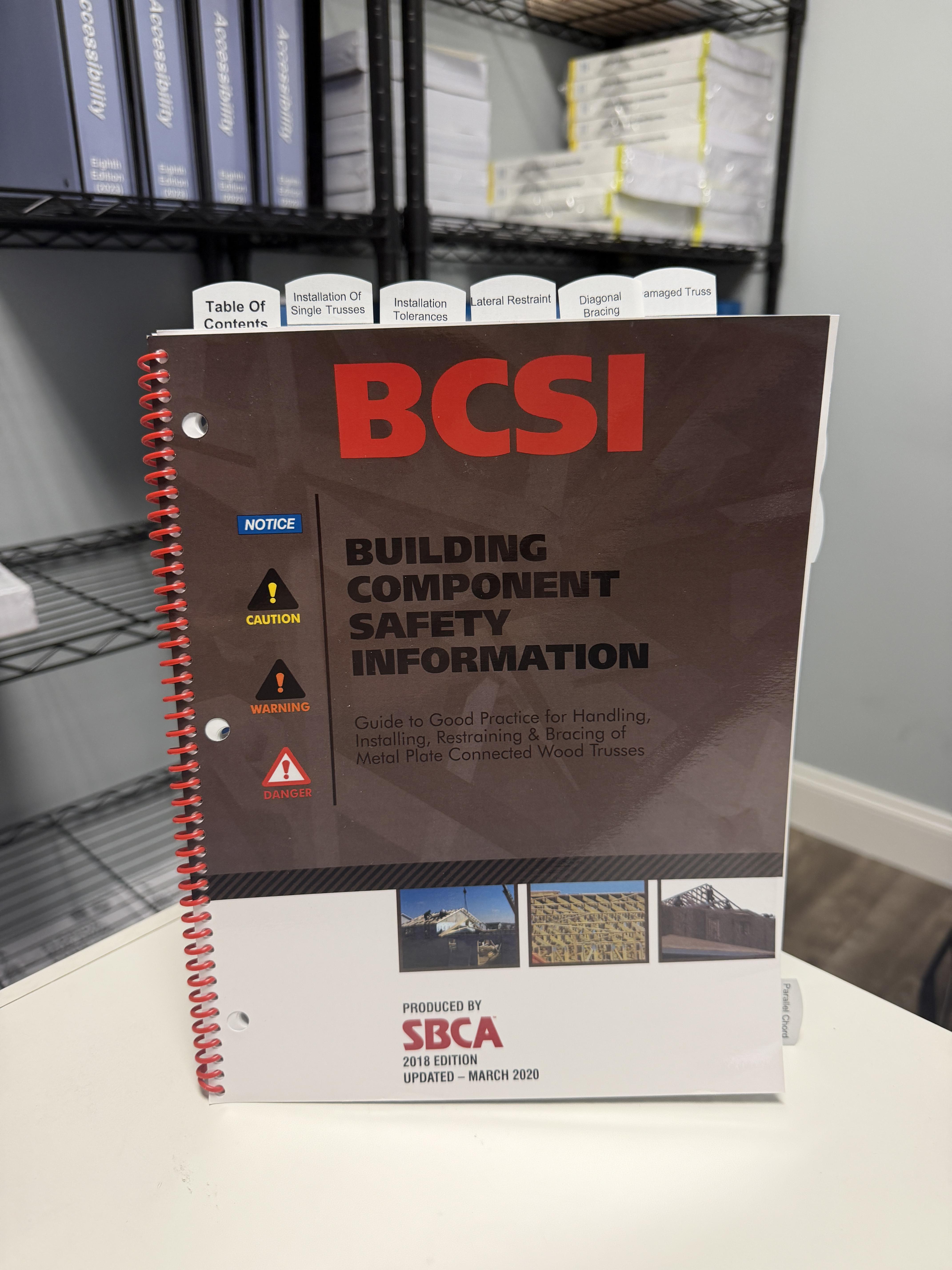 BCSI Truss Book 2020 Pre-Highlighted And Tabbed