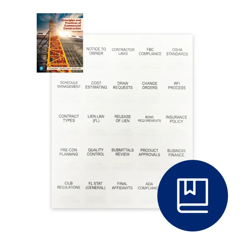 Principle And Practices Of Commercial Construction Tabs