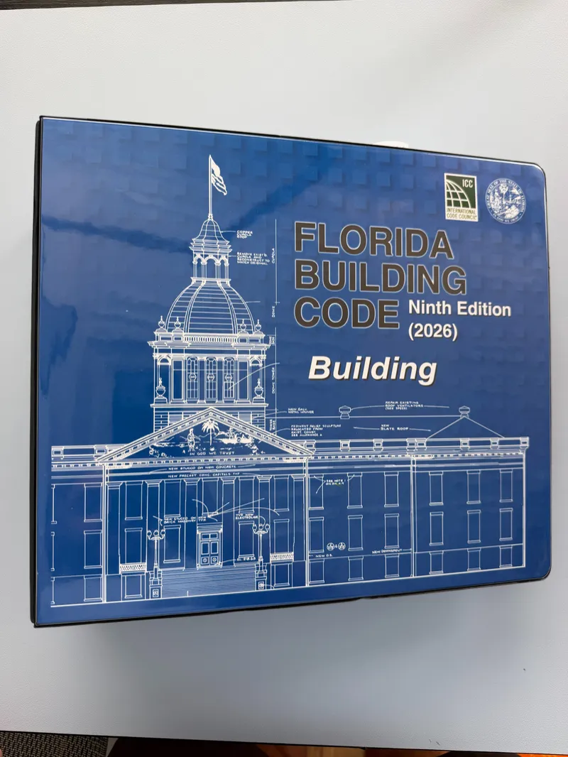 2026 Florida Building Code Building pre-highlighted and tabbed Roofing Exam