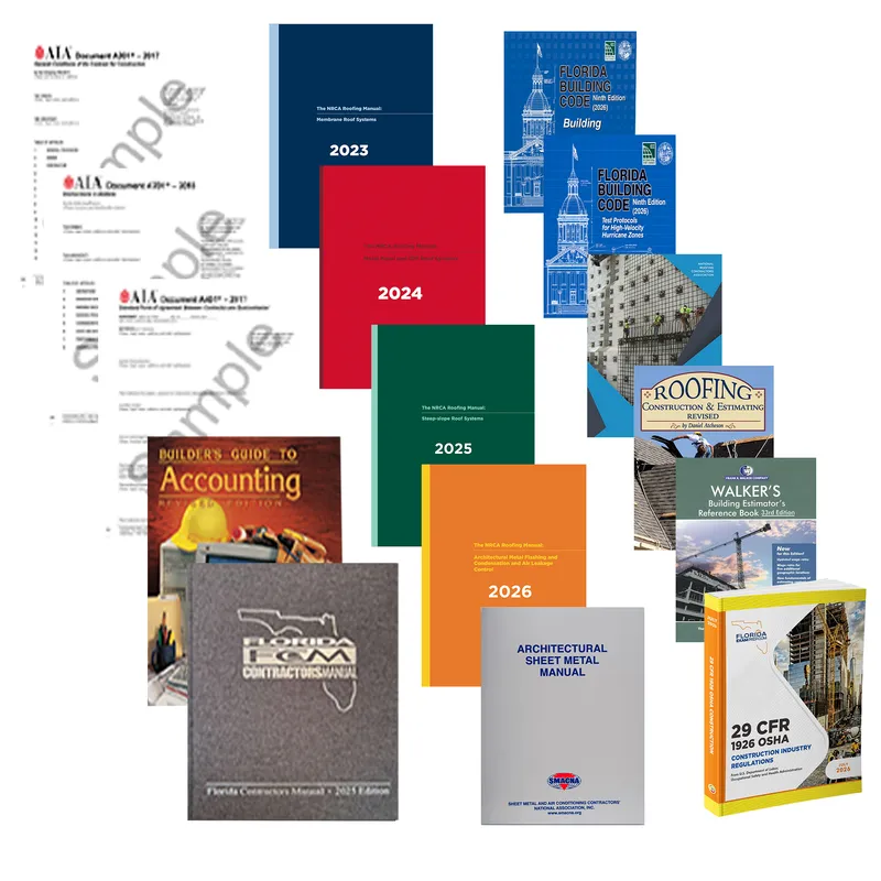 Roofing Contractor License Full Book Bundle