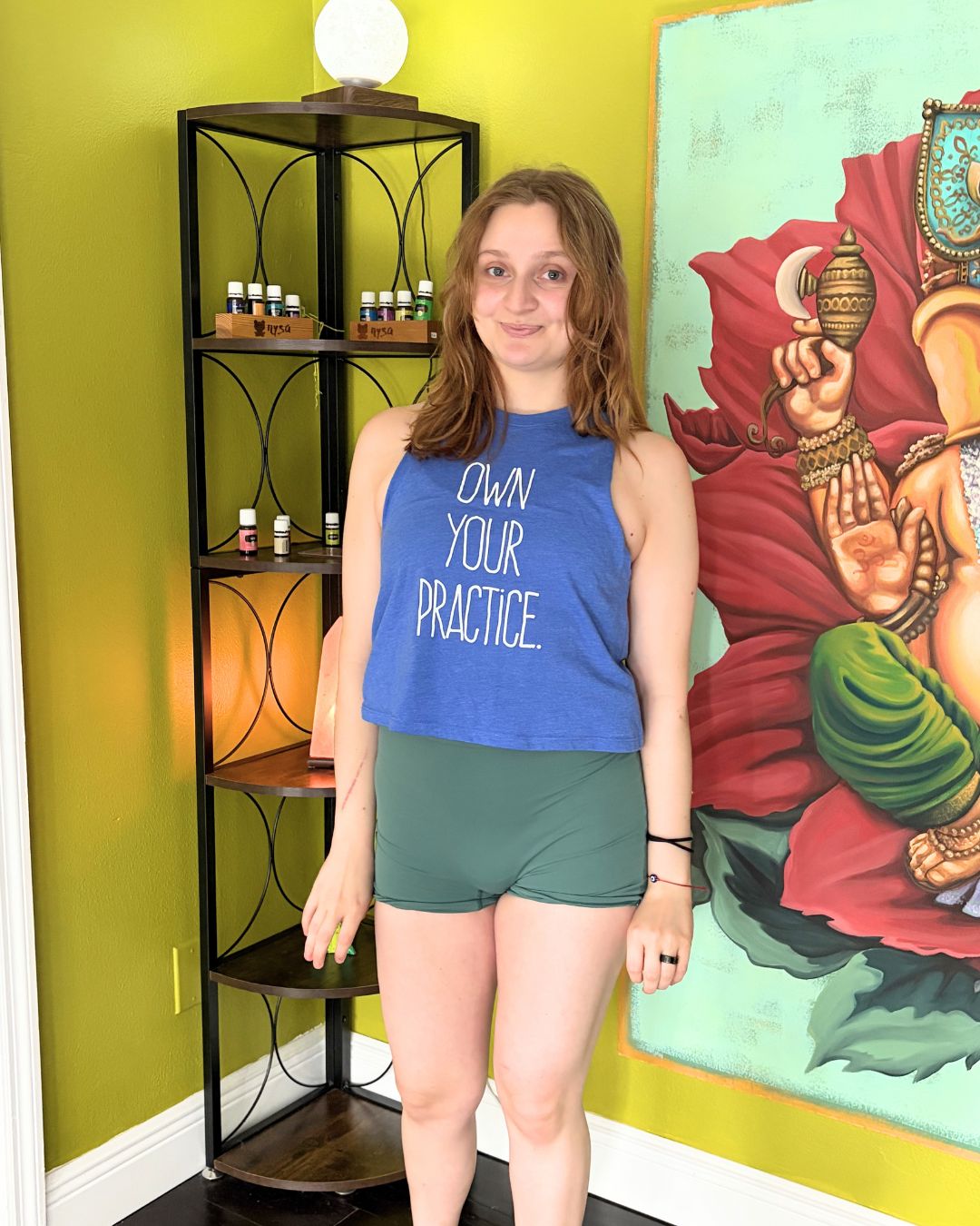 Own Your Practice Shirt Blue