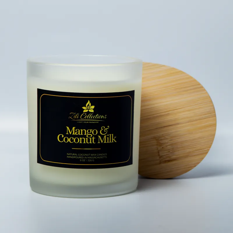 Luxury Mango & Coconut Milk Candle – 8 O