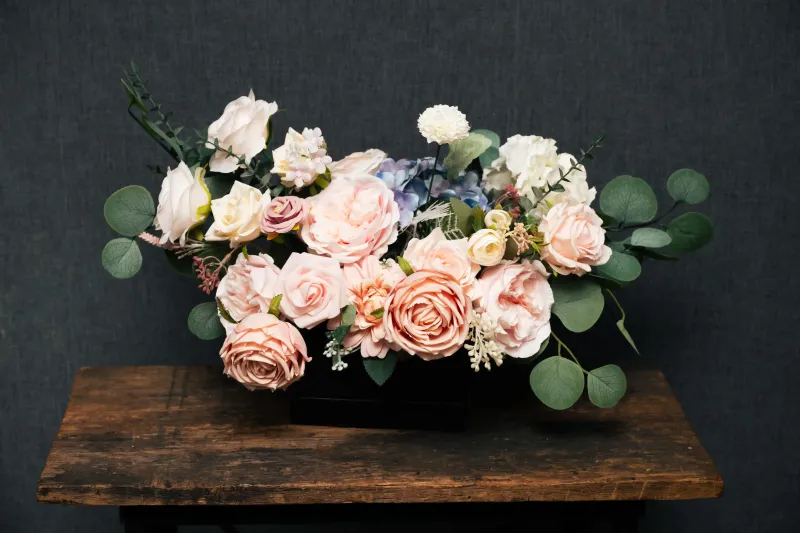 Artificial – Blush & Ivory Elegance