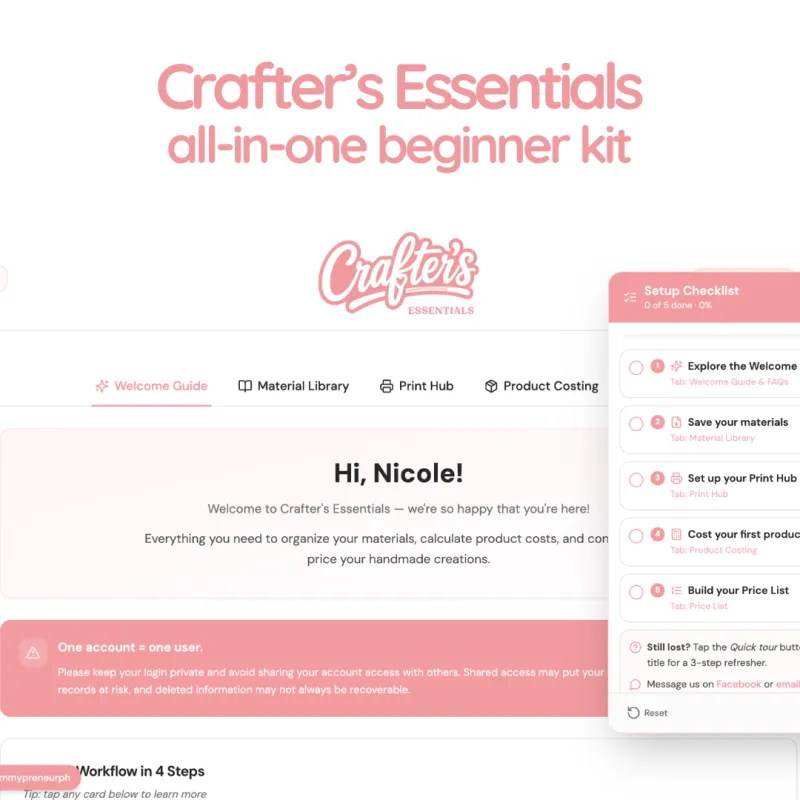 Crafter's Essentials- PHP