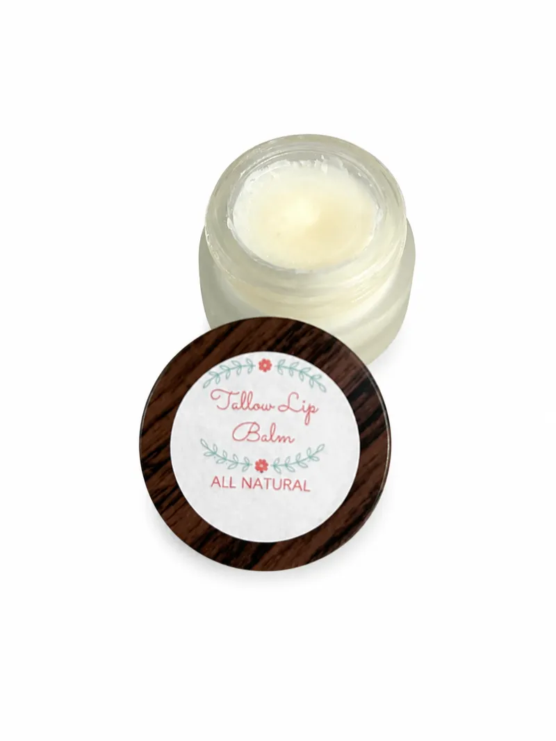 Vanilla Tallow Lip Balm (Jar) - 0.16oz
