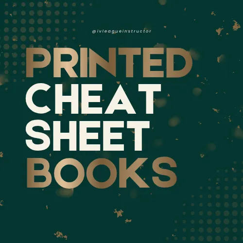 Printed Cheat Sheet Books