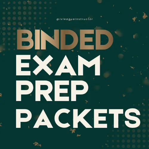 BINDED EXAM PREP PACKETS