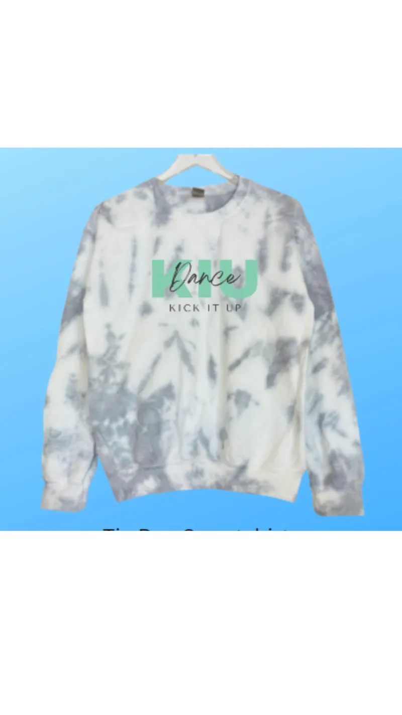 Gray Tye Dye Crewneck