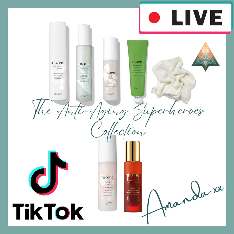 The Anti-Ageing Superheroes Collection - TikTok Live Showcase - UK postage