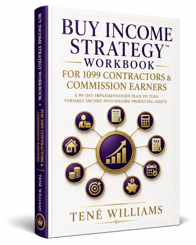 Buy Income Strategy™ Workbook for 1099 Contractors & Commission Earners