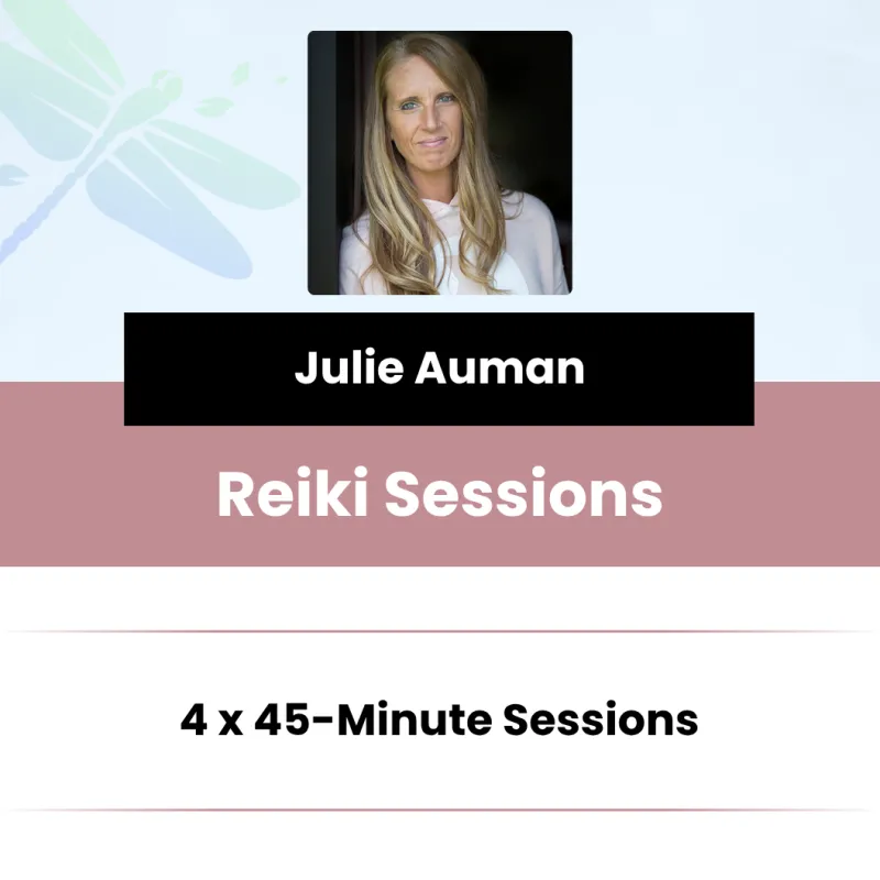 45-Minute Individual Reiki Session x4 with Julie Auman