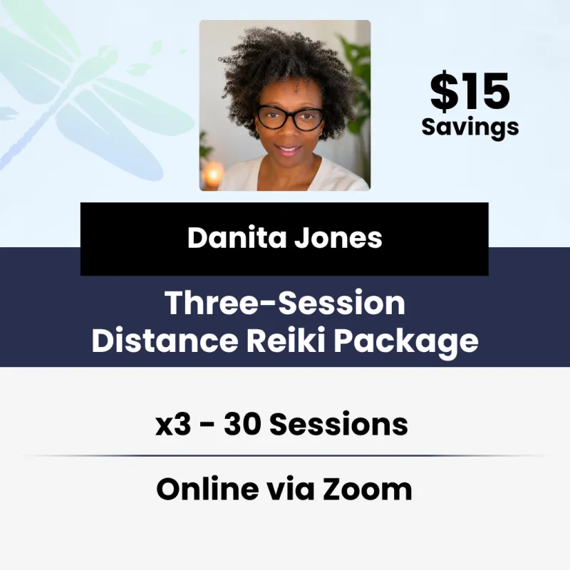 Three-Session Distance Reiki Package with Danita Jones