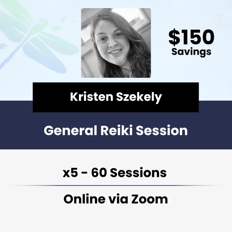 5 x 60 Minute General Reiki Sessions With Kristen Szekely