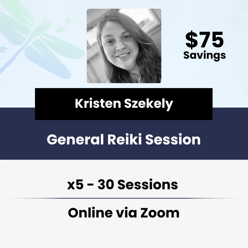 5 x 30 Minute General Reiki Sessions With Kristen Szekely