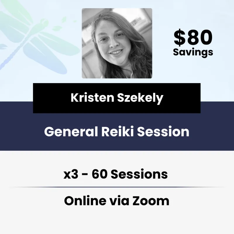 3 x 60 Minute General Reiki Sessions With Kristen Szekely