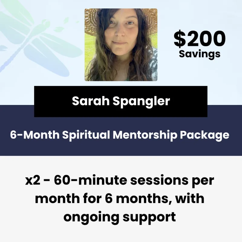 6-Month Spiritual Mentorship Package with Sarah Spangler