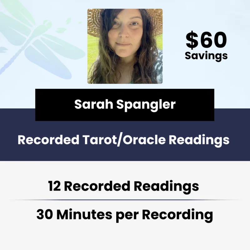 12 x 30-Minute Recorded Tarot & Oracle Readings With Sarah Spangler