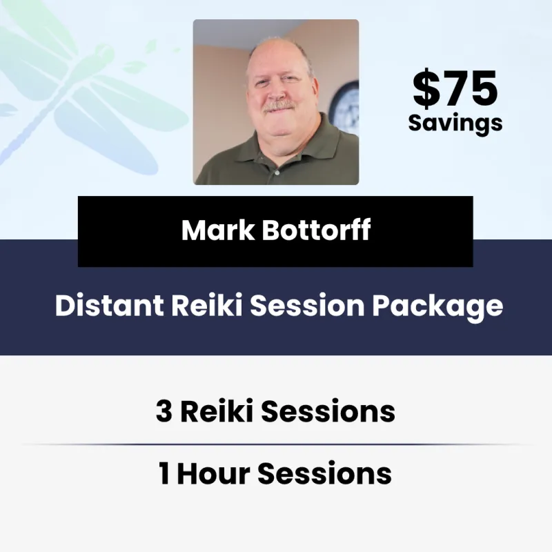 3 x 60-Minute Distant Reiki Sessions (via Zoom) With Mark Bottorff