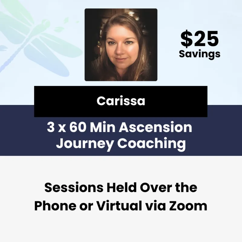 3 x 60-Minute Ascension Journey Coaching Sessions With Carissa Cullen
