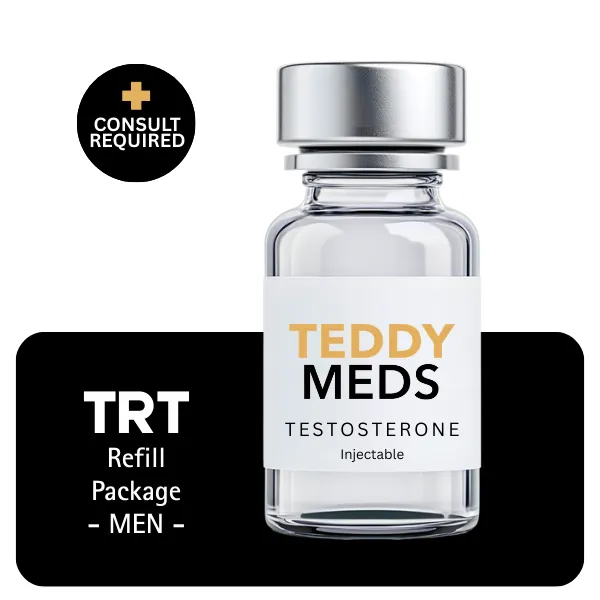 TRT Men's Refill Only Package 60 days (Cypionate 200mg/mL 10mL + Anastrozole 24×1mg)
