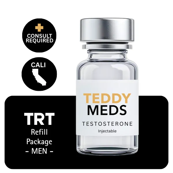 TRT CALI  Men's Refill Package 60 days (Cypionate 200mg/mL 10mL + Anastrozole 24×1mg)