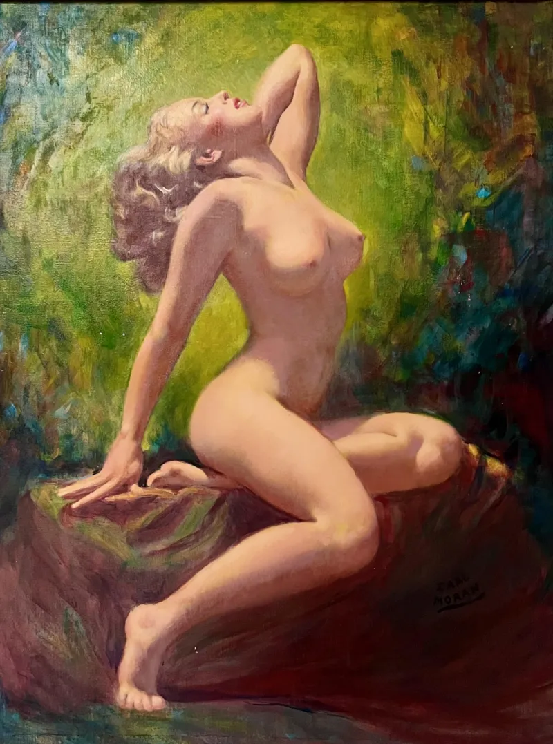 Earl Moran - Marilyn Monroe Oil on canvas