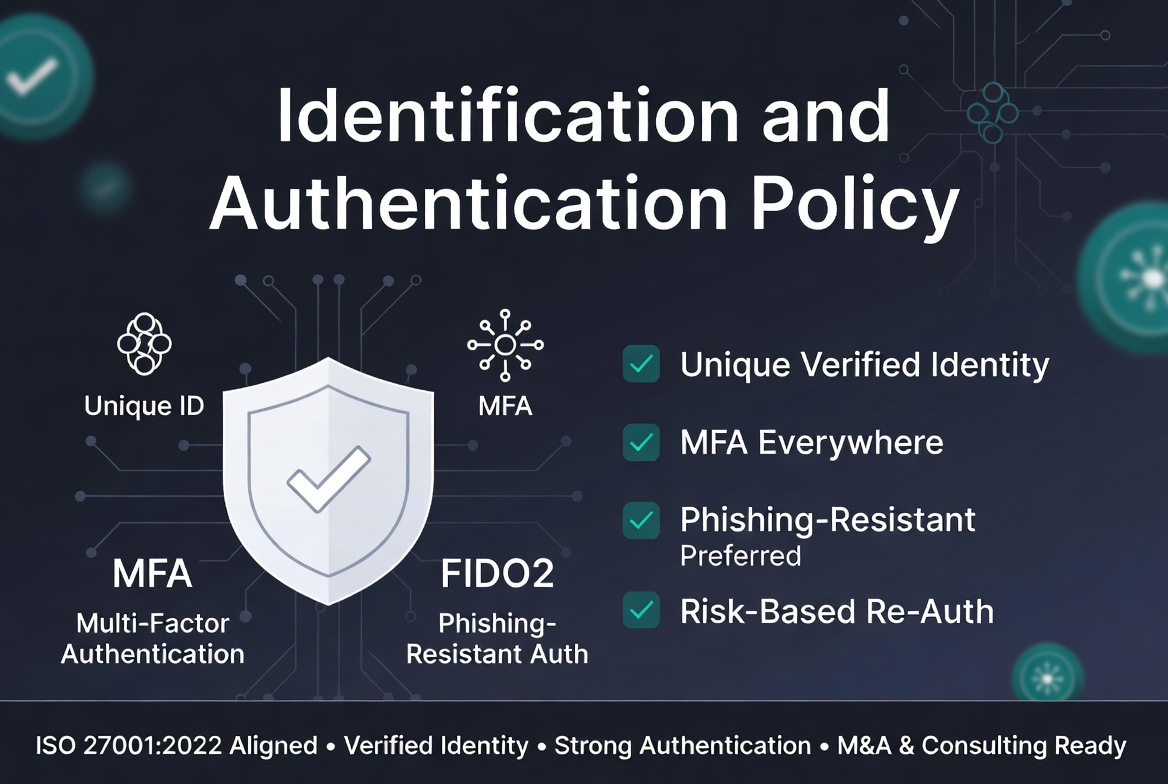Identification and Authentication Policy