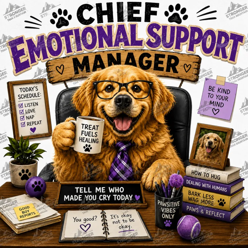 Chief Support Dog - Ready-to-Press DTF Transfer
