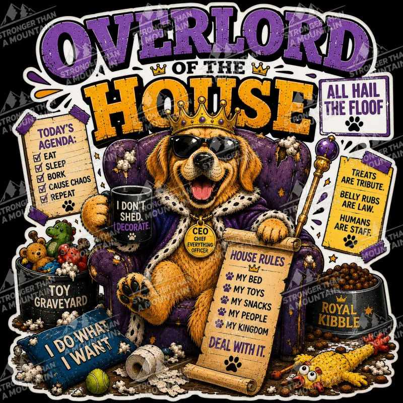 Overlord Golden - Ready-to-Press DTF Transfer