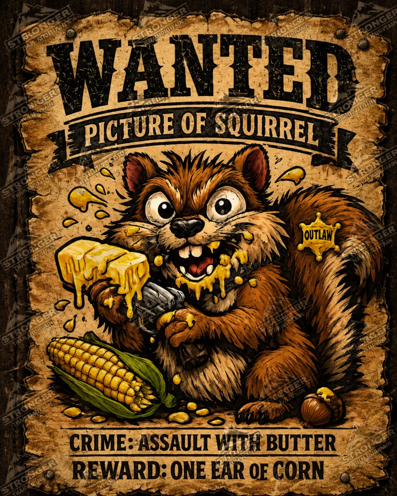 Wanted Squirrel - Digital Image File