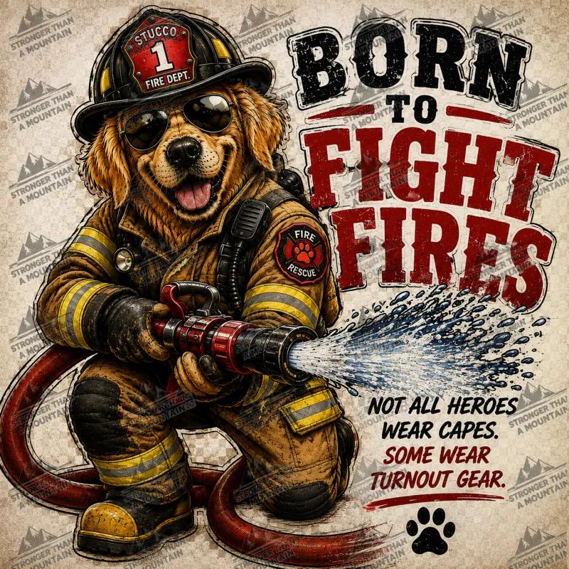 Golden Fire Dog