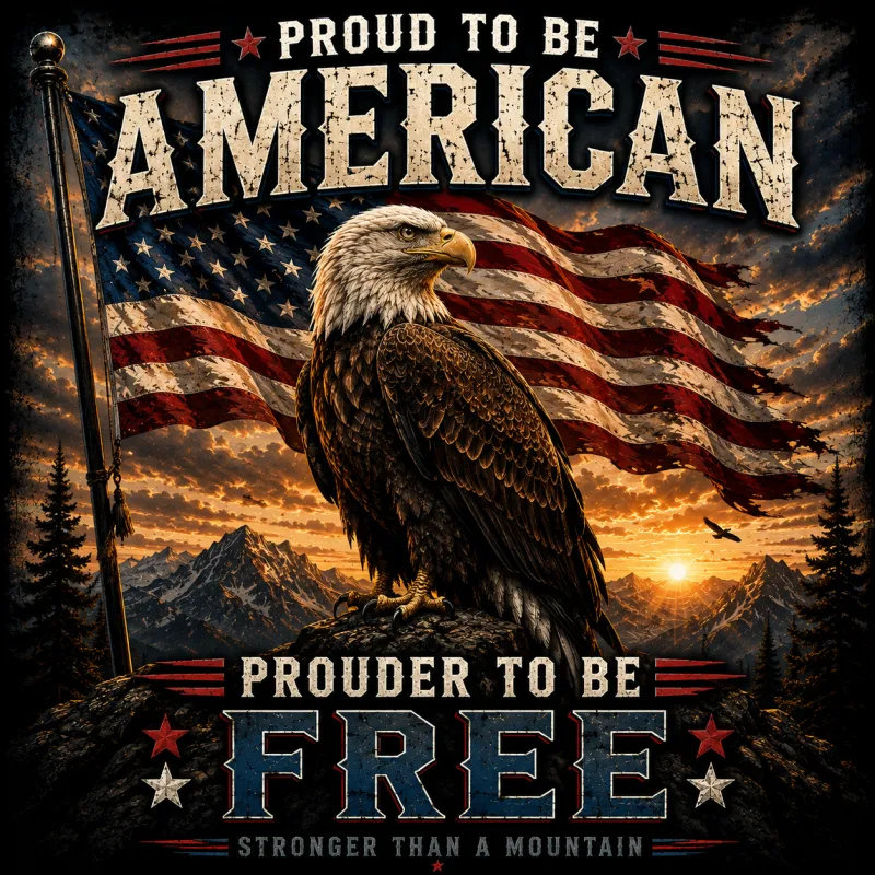 Proud to Be American - Digital Image File