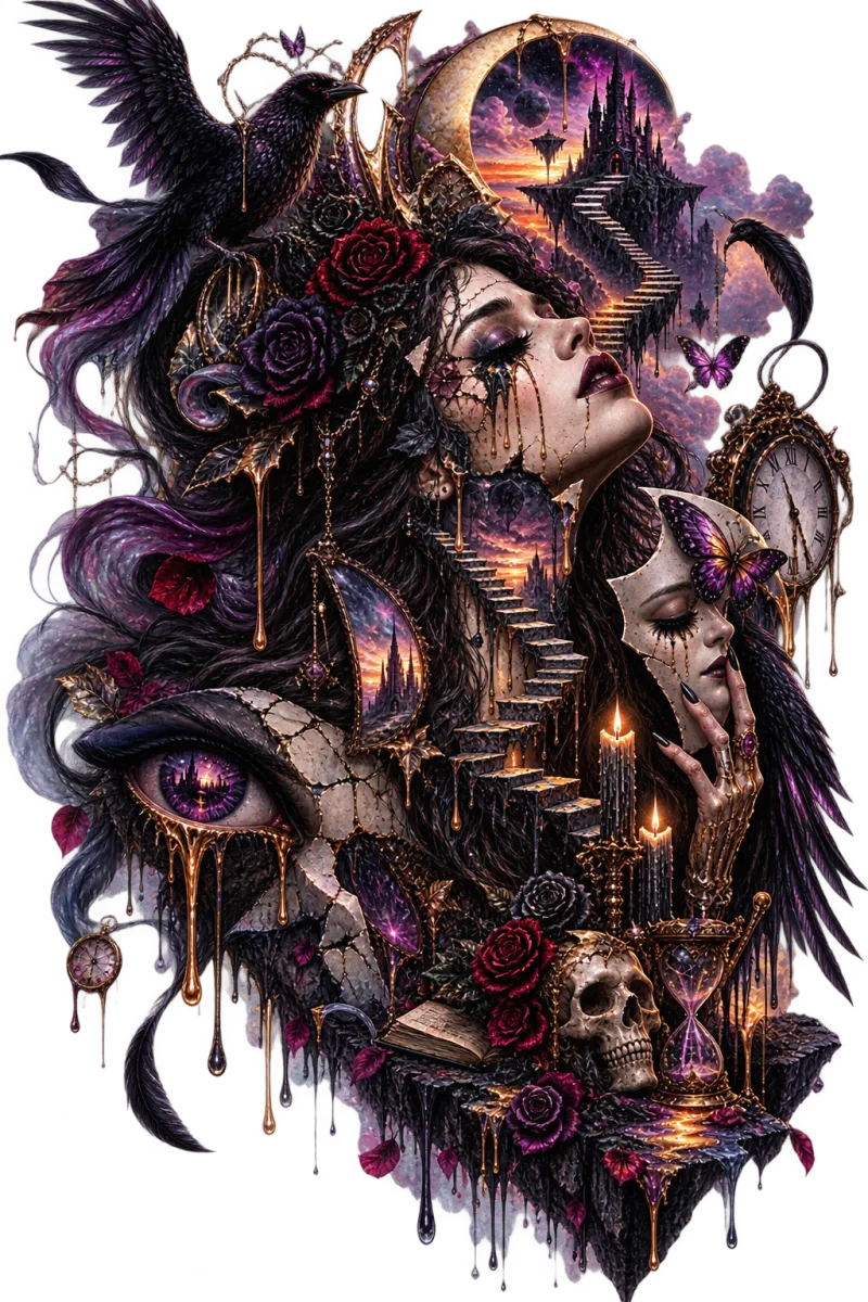 Gothic Stairs T-Shirt