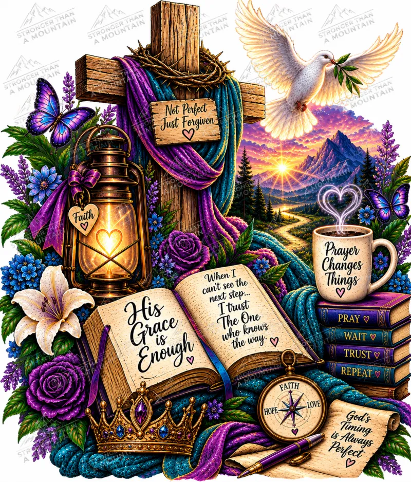 His Grace Through Every Chapter - Digital Image File