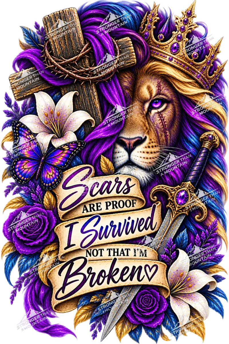 Scars Are Proof I Survived - Ready-to-Press DTF Transfer