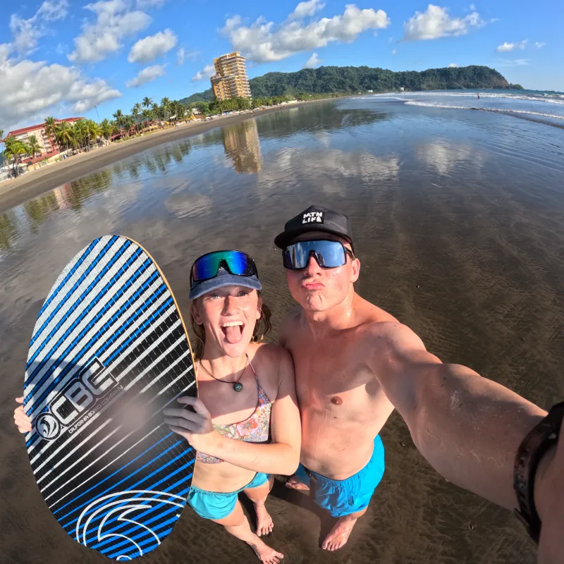 Josh and Brin, guides at Razor's Edge Tours