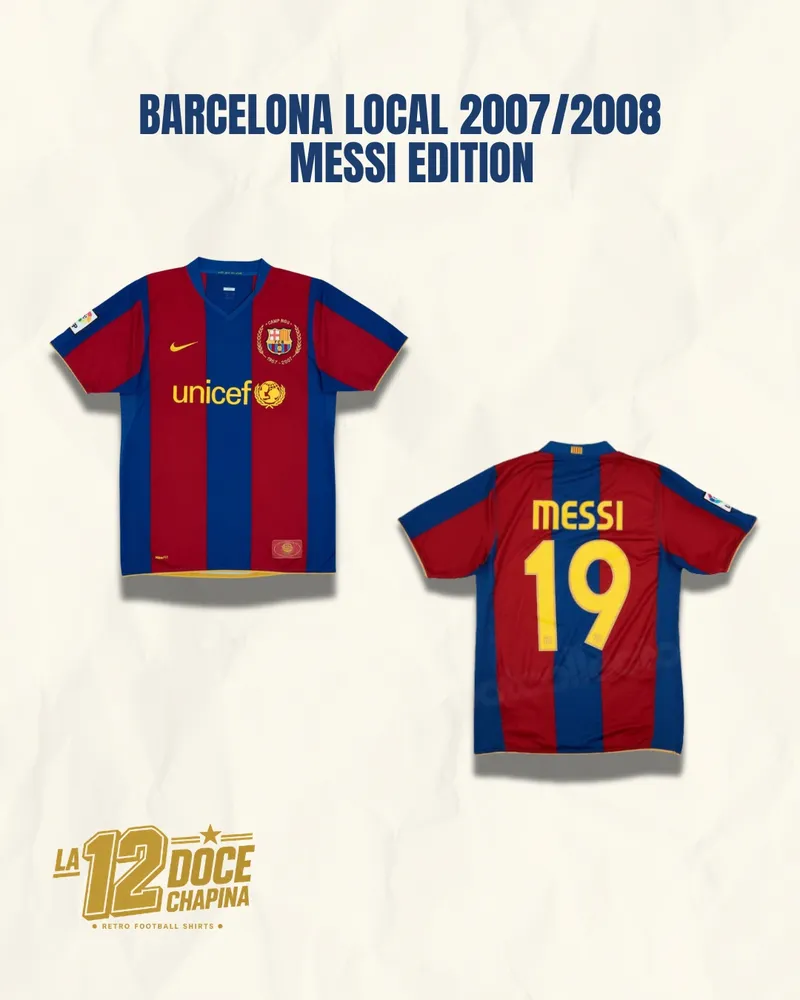 FC Barcelona Local 2007/08 – Messi #19