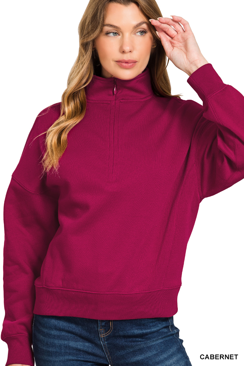 Cozy Courage Half Zip Hoodie